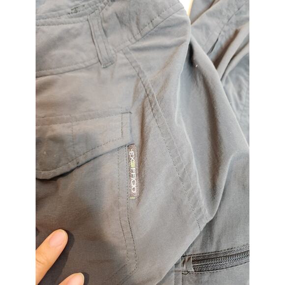 ExOfficio Insect Shield Zip Off Hiking Pants‎ Women’s 8 Gray Convertible Outdoor - Picture 10 of 10